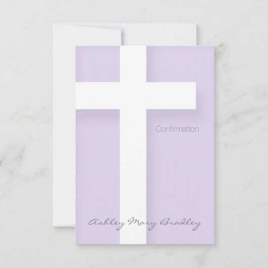 Invitation de confirmation moderne Choisissez votr (Devant)