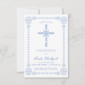 Invitation de confirmation pour garçons, Invitatio (Devant)