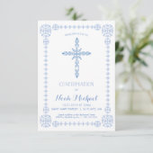 Invitation de confirmation pour garçons, Invitatio (Debout devant)