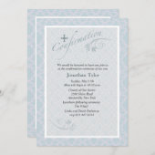 Invitation de confirmation religieuse Chantilly (Devant / Derrière)