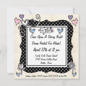 Invitation de considérant de danse de ballet (Dos)