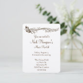 Invitation de considérant de musique de papillon (Debout devant)