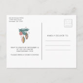 Invitation de Cookies et Cocoa Party (Dos)