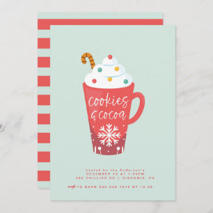 Invitation de Cookies et Cocoa Party
