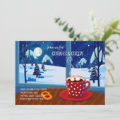 Invitation de cookies et de cacao (Debout devant)