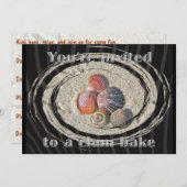 Invitation de coquillages à cuire (Devant / Derrière)