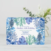 Invitation de corail bleu (Debout devant)