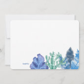 Invitation de corail bleu (Dos)