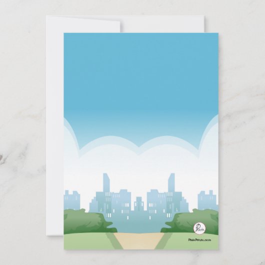 Invitation de corde à sauter (Dos)