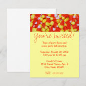 Invitation de Corn Candy (Devant / Derrière)