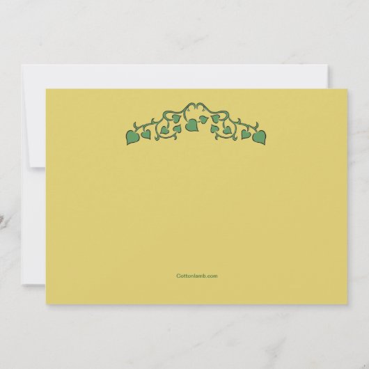 Invitation de Corne d'Or (Dos)