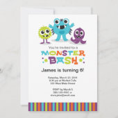 Invitation de coup de monstre (Devant)