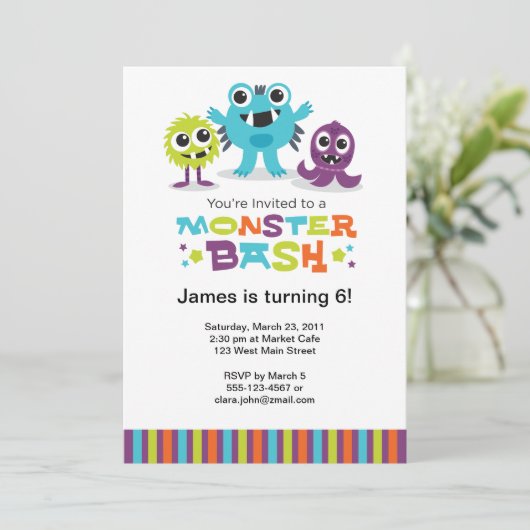 Invitation de coup de monstre (Debout devant)