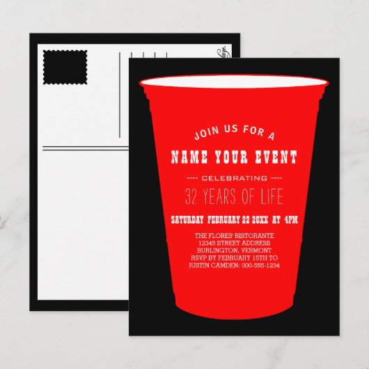 invitation de coupe (Devant / Derrière)