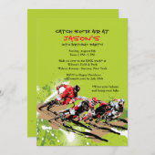 Invitation de coureurs de BMX (Devant / Derrière)