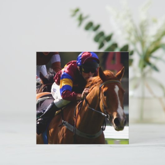 Invitation de course de chevaux (Debout devant)