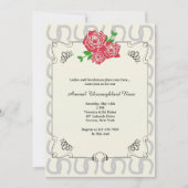 Invitation de course de chevaux du cercle du (Devant)