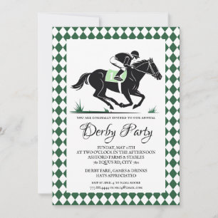 Invitation de course de chevaux du Derby du Kentuc