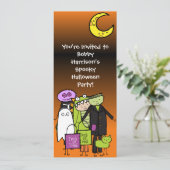 Invitation de coutume de Halloween Spooktacular (Debout devant)