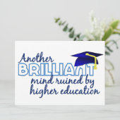 Invitation de coutume d'esprit brillant (Debout devant)