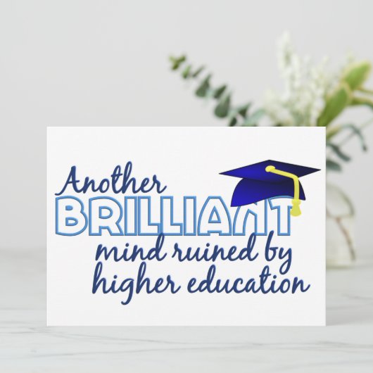 Invitation de coutume d'esprit brillant (Debout devant)