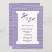 Invitation de couture (Devant / Derrière)