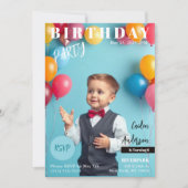 Invitation de couverture du magazine de fête d'ann (Devant)