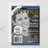 Invitation de couverture du magazine de la fête de (Devant)