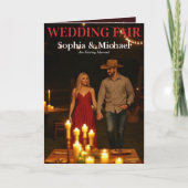 Invitation de couverture du magazine de pays maria (Devant)