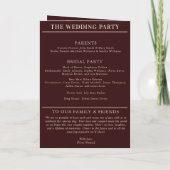 Invitation de couverture du magazine de pays maria (Dos)