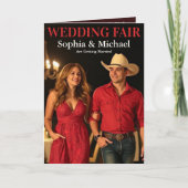 Invitation de couverture du magazine de pays maria (Devant)