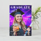 Invitation de couverture du magazine Graduate (Debout devant)