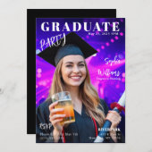 Invitation de couverture du magazine Graduate (Devant / Derrière)