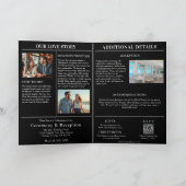 Invitation de couverture du magazine mariage (Intérieur)