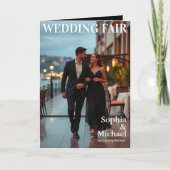 Invitation de couverture du magazine mariage (Devant)