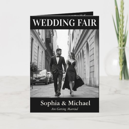 Invitation de couverture du magazine Mariage noir  (Devant)