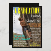 Invitation de couverture du magazine New Heights G (Devant / Derrière)