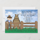 Invitation de Cowboy (Devant)