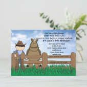 Invitation de Cowboy (Debout devant)