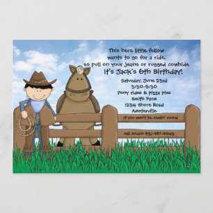 Invitation de Cowboy