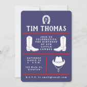 Invitation de cowboy (Devant)