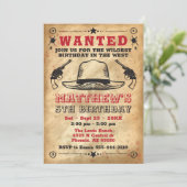 Invitation de Cowboy, Anniversaire occidental (Debout devant)