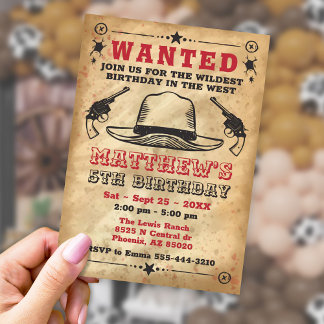 Invitation de Cowboy, Anniversaire occidental