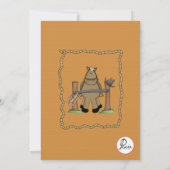 Invitation de Cowboy Gear (Dos)