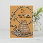 Invitation de Cowboy Gear (Debout devant)