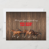 Invitation de cowboy occidental recherché (Dos)