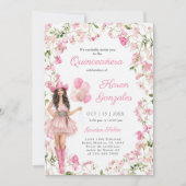 Invitation de Cowgirl Quinceañera (Devant)