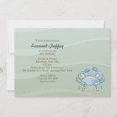 Invitation de crabe bleu (Devant)
