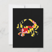 Invitation de crabe de drapeau du (Devant)