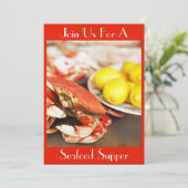 Invitation de crabe et de citrons (Debout devant)